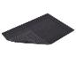 Tapis de bain gris foncé avec motif en relief