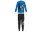 Pyjama Sonic the Hedgehog pour enfant, haut bleu et pantalon noir.