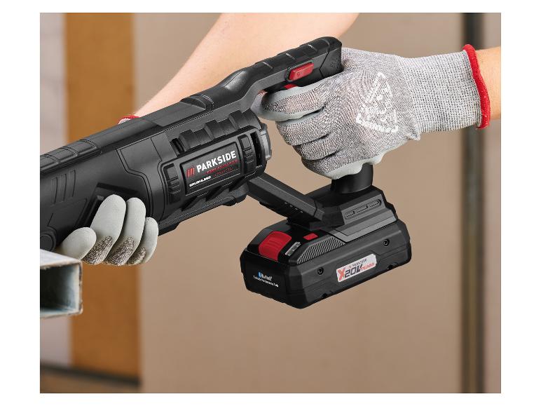 Set scie sabre sans fil PSSAP 20-Li E5 + Batterie + Chargeur, 20 V
