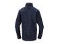 Veste polaire zippée bleu foncé, vue de dos
