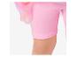 Ensemble fille rose : short et jupe tulle arc-en-ciel.