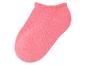 Chaussettes roses courtes en coton.