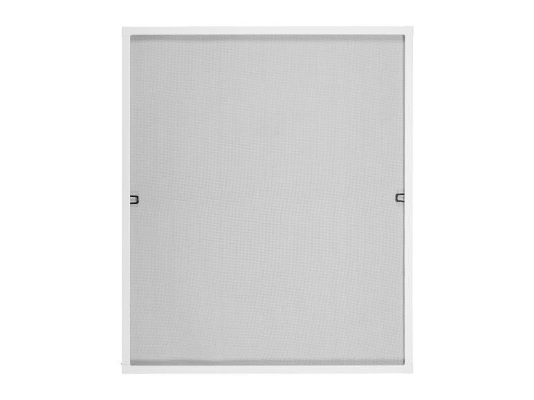 Une porte blanche avec une moustiquaire