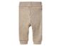Pantalon bébé en coton beige