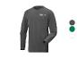 T-shirt gris à manches longues pour homme avec inscription 'PARKSIDE' sur la poitrine, avec options de couleur.