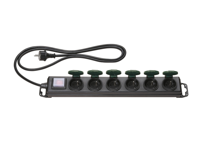 Aller en mode plein écran : PARKSIDE® Bloc multiprise pour extérieur, 6 / 2x 3 prises - Image 2