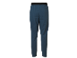 Pantalon de sport bleu pour homme avec taille élastique noire