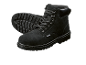 Chaussures de sécurité en daim noir avec semelle profilée