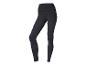 Legging de sport noir taille haute sur fond blanc