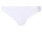Slip string blanc taille haute.