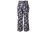 Pantalon camouflage gris et noir avec poches.