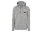 Un sweat-shirt gris à fermeture éclair avec l'inscription 'Urban Life New Ideas Leisure Club'.