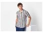 Chemise à rayures homme, style décontracté.