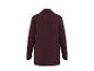 Veste texturée bordeaux pour femme, vue de dos.