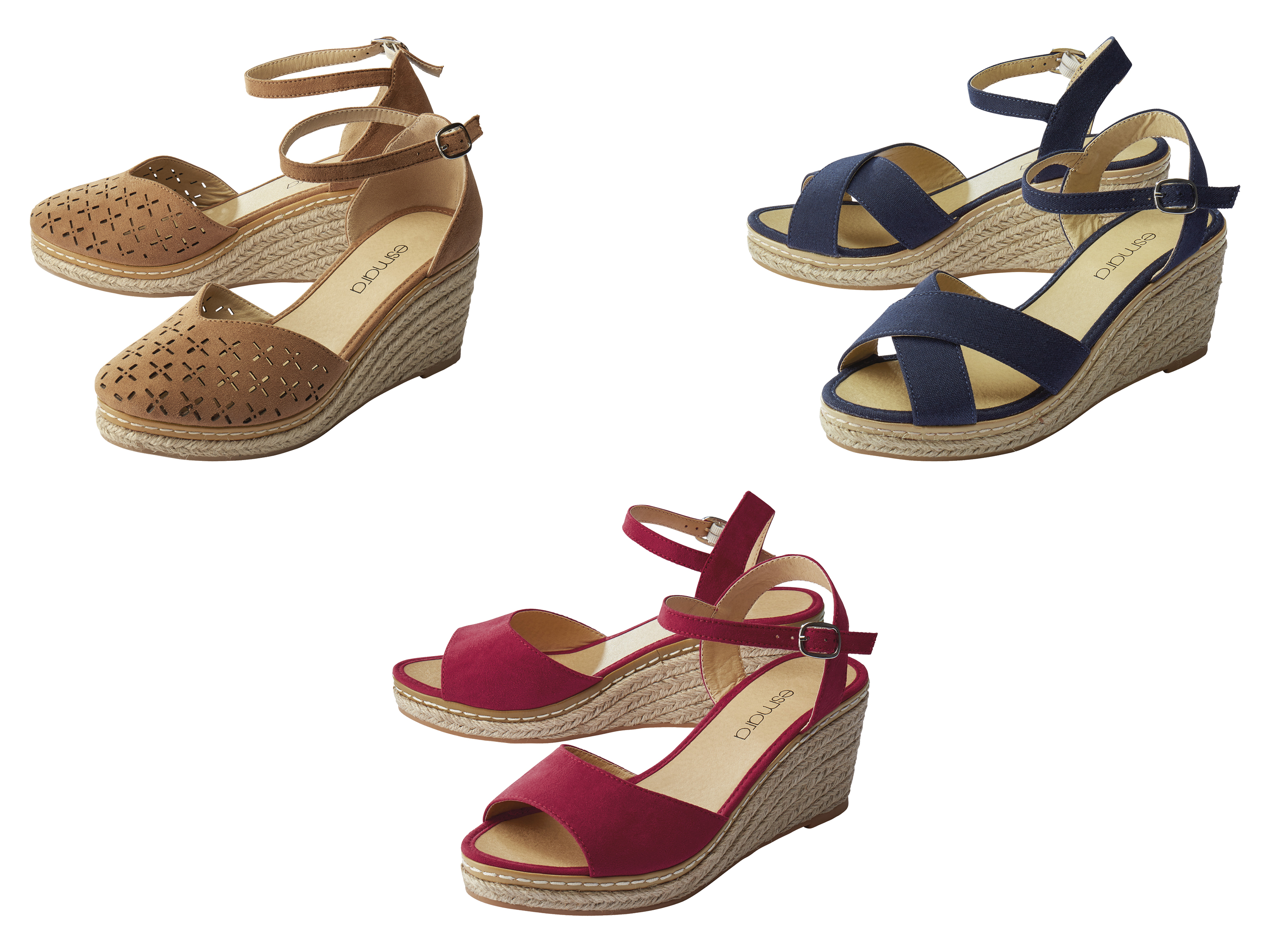 esmara® Sandales compensées femme