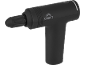 Appareil de massage noir avec embout interchangeable et boutons de commande.