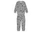 Ensemble survêtement gris à motifs animaux pour enfant.