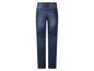 Un jean bleu vu de dos.