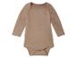 Body bébé beige manches longues.