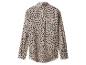 Chemise beige à imprimé léopard