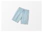 Shorts en molleton bleu clair.