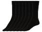 Six paires de chaussettes noires