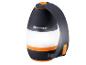 Lampe de poche Bresser portable, design noir et orange.