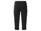 Pantalon capri noir pour femme avec poches arrière, vue de dos