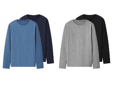 ESMARA KIDS Lot de 2 t-shirts à manches longues garçon