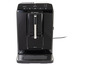 Une machine à café Bosch VeroCafe noire avec des boutons pour espresso, café, cappuccino, latte macchiato et lait.