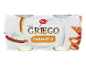 Yaourt grec au caramel en multipack avec cuillère et bonbons au caramel.