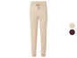 Pantalon de jogging beige avec cordon de serrage