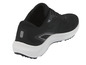 Chaussures de course noires avec semelle blanche