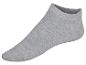 Chaussettes grises courtes en coton.