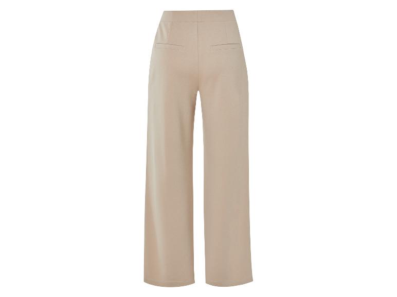 Pantalon large beige, vue arrière.