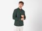 Chemise homme vert foncé, style élégant.