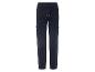 Pantalon cargo foncé, style décontracté.