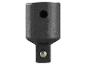 Adaptateur de douille noir pour outils mécaniques.