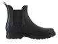 Bottines Chelsea noires avec semelle en caoutchouc.