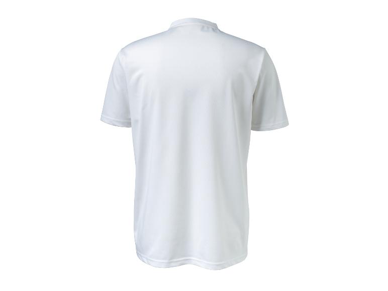T-shirt blanc à manches courtes pour homme, vue de dos