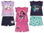 Pyjamas pour filles avec Moana, La Petite Sirène et un chat mignon.