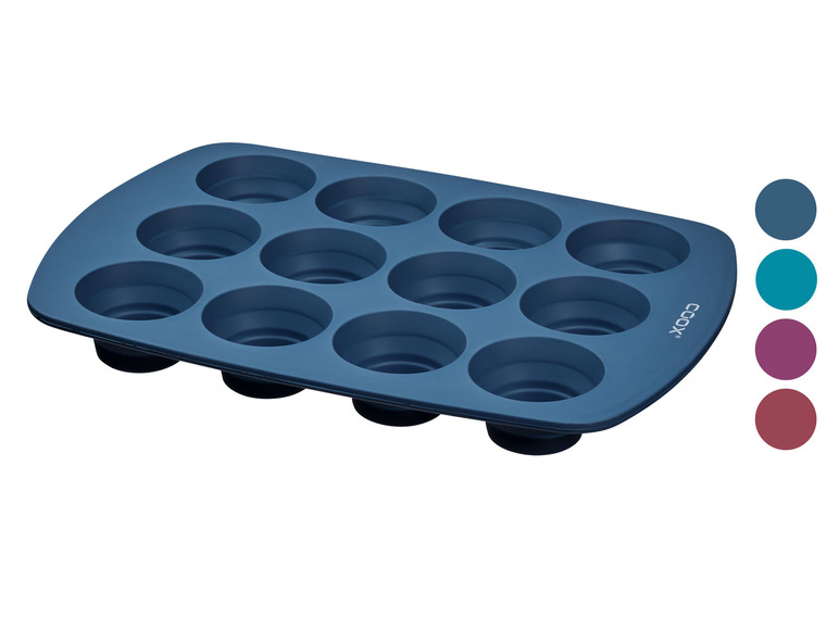Aller en mode plein écran : Coox Moule à muffins en silicone - Image 1