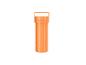 Conteneur cylindrique orange pour kit de réparation avec poignée