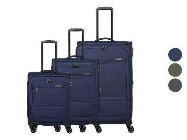 PAKLITE Set de 3 valises LIDO 4W, bleu marine
