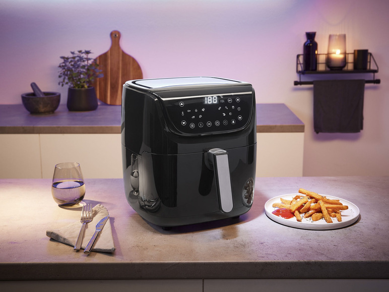 Aller en mode plein écran : SILVERCREST® KITCHEN TOOLS Airfryer Smart XL SHFS 2150 A1, 5,5 l, 2150 W - Image 2