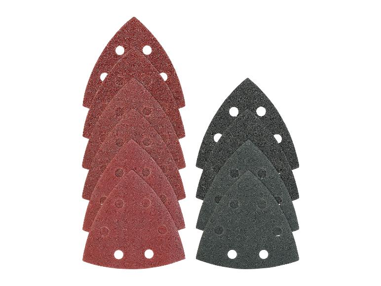 Papier abrasif triangulaire pour outils.