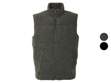 esmara Men Veste sans manches en velours côtelé homme