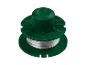 Bobine de fil de nylon vert pour débroussailleuse.