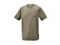 Un t-shirt vert à manches courtes.