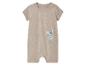 Combinaison bébé beige avec koala, style mignon.